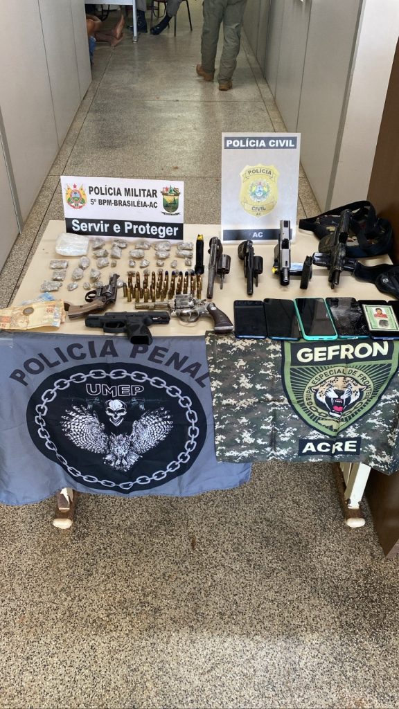 Sejusp se antecipa e forças de segurança frustram execuções entre organizações criminosas em Epitaciolândia