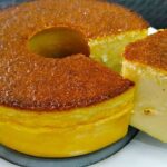 Bolo nordestino ou bolo mole um bolo cremoso que parece um pudim simples e fácil de preparar