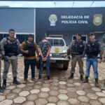 Polícia Militar e Polícia Civil prendem acusados de roubo a ônibus em Manoel Urbano