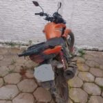 PM recupera moto poucos minutos após ter sido roubada