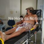 Idoso fica ferido após colisão entre carro e bicicleta na Baixada da Sobral