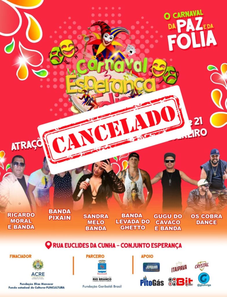 Carnaval do Esperança é adiado por impasse entre organização e PM