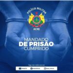 Polícia Militar apreende arma de fogo e munições e prende foragido da justiça no Acre
