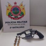 Polícia Militar apreende arma de fogo na Vila Acre