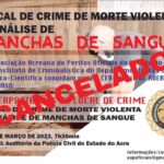 Cancelamento do curso de manchas de sangue frustra peritos criminais Cancelamento do curso de manchas de sangue frustra peritos criminais