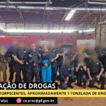 Polícia Federal destrói quase uma tonelada de droga apreendida no Acre Polícia Federal destrói quase uma tonelada de droga apreendida no Acre