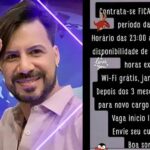 Após ser preso, Zezinho Kennedy publica anúncio procurando “ficante”