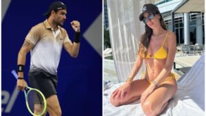 Modelo lembra ex-Barcelona e nega que excesso de sexo lesionou tenista