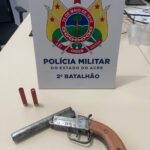 Polícia Militar prende homem com arma e três bicicletas roubadas em Rio Branco Polícia Militar prende homem com arma e três bicicletas roubadas em Rio Branco
