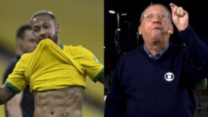 Após polêmicas, Galvão dá conselho para Neymar: ‘Foque no futebol’