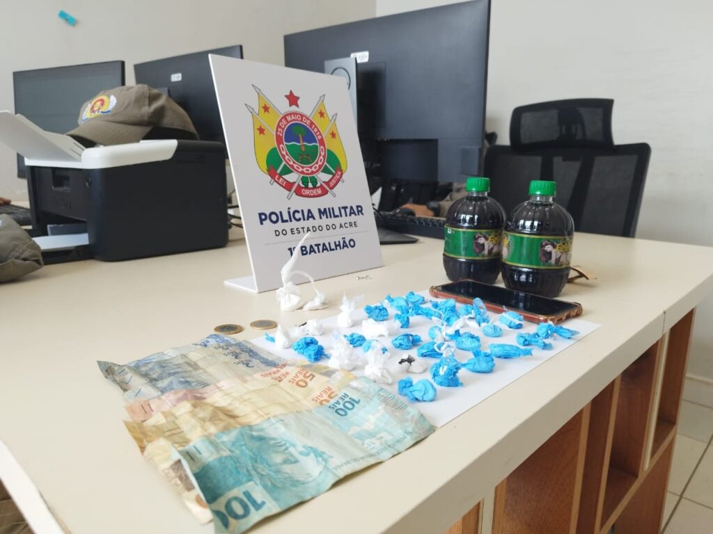 PM prende homem por tráfico de drogas na baixada
