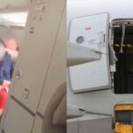 Passageiro é preso após abrir porta de avião durante voo