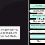 Mulher finge pedir frete para acionar polícia por violência doméstica em SC; áudio Mulher finge pedir frete para acionar polícia por violência doméstica em SC; áudio