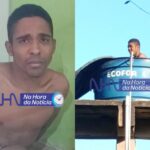 Homem invade residência de policial e escala pilar de 5 metros para tomar banho em caixa d'água