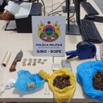 Homem é preso pela PM por traficar drogas no bairro Base Homem é preso pela PM por traficar drogas no bairro Base