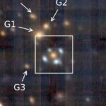 Luz de galáxia distante forma Cruz de Einstein incrível