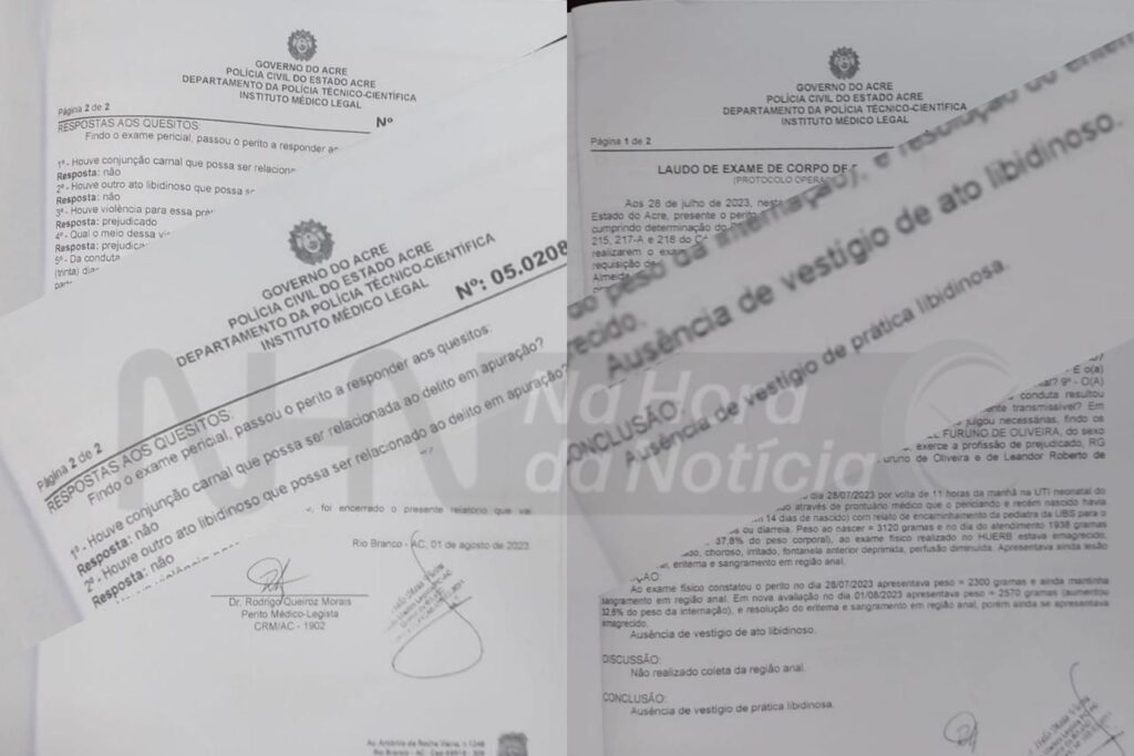 Laudo pericial aponta que criança não sofreu abuso sexual