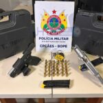 Monitorado é preso com duas armas após trocar tiros com rivais que queriam lhe matar em Rio Branco Monitorado é preso com duas armas após trocar tiros com rivais que queriam lhe matar em Rio Branco