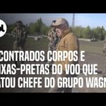 Rússia encontra caixas-pretas de avião em que estava Prigozhin