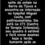 Equipe de Kayky Brito se pronuncia pela primeira vez e revela estado de saúde do ator