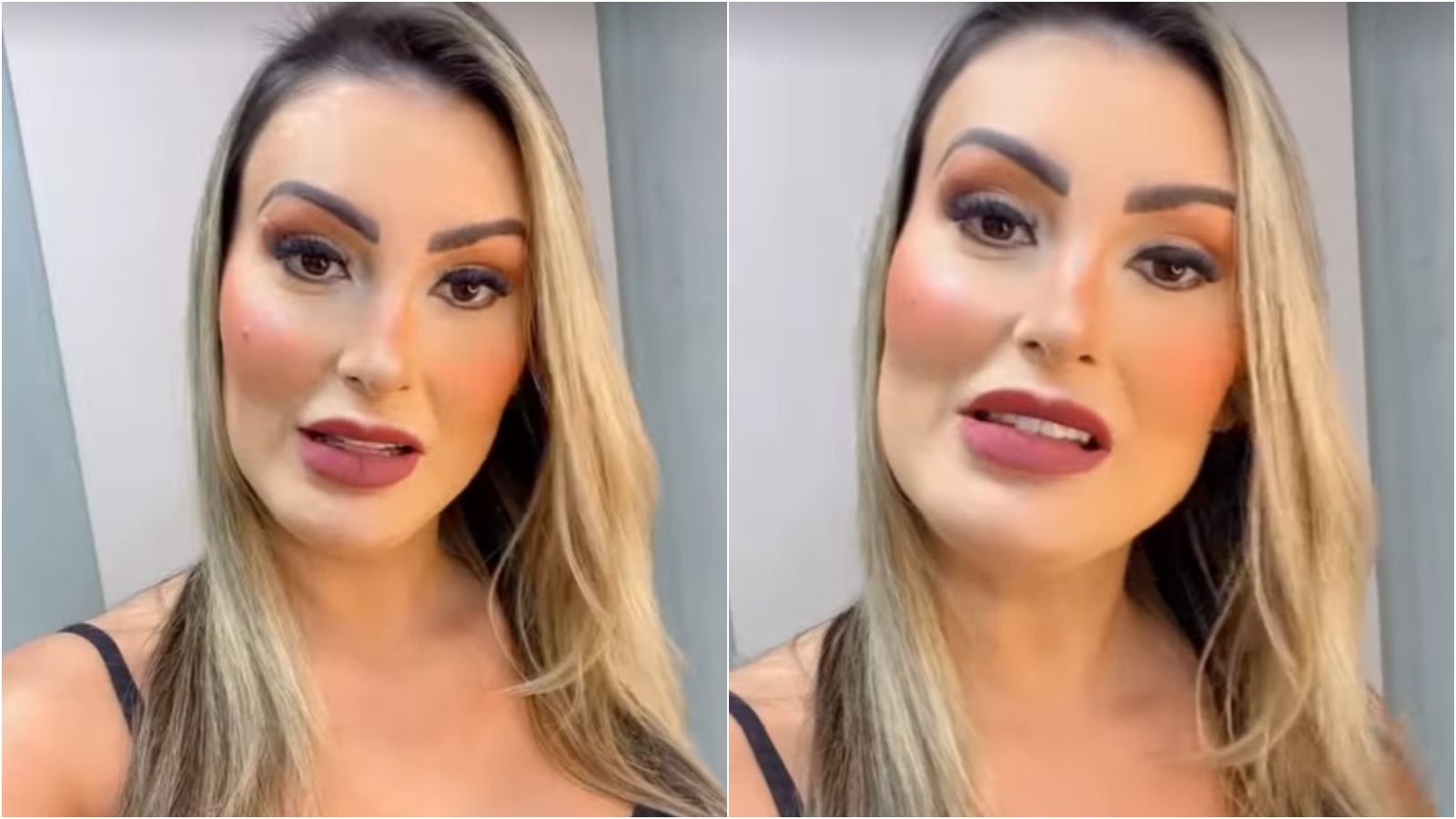 Andressa Urach revela que quase não aguentou experiência entre quatro  paredes: “Cheguei a desmaiar” - Na Hora da Notícia