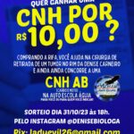 Servidora pública realiza rifa de CNH por R$ 10 para custear tratamento de câncer Servidora pública realiza rifa de CNH por R$ 10 para custear tratamento de câncer