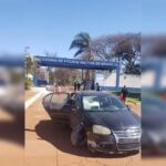 PM em fúria acelera carro, derruba portão de batalhão e fere colega PM em fúria acelera carro, derruba portão de batalhão e fere colega