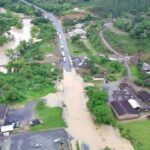 Santa Catarina tem morte, feridos e 60 cidades afetadas pelas chuvas; Oktoberfest é suspensa