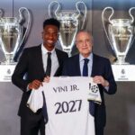 Real Madrid anuncia oficialmente a renovação de Vinicius Junior até 2027