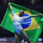 Rebeca Andrade ganha seu 2º ouro no Pan na trave de equilíbrio
