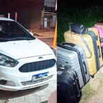 Trio é preso em carro de aplicativo após furtar loja em Cruzeiro do Sul Trio é preso em carro de aplicativo após furtar loja em Cruzeiro do Sul
