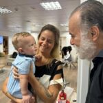 Bebê intérprete de Danielzinho, em 'Terra e paixão', vira xodó do elenco
