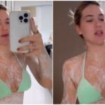 Virginia descolore os pelos e faz bronzeamento artificial em casa Virginia descolore os pelos e faz bronzeamento artificial em casa