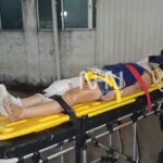 Mulher fica ferida após carro invadir preferencial e provocar acidente em Rio Branco