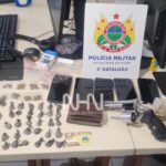 Após arrastão em duas casas de carne, três pessoas são detidas com armas, drogas e objetos roubados em Rio Branco Após arrastão em duas casas de carne, três pessoas são detidas com armas, drogas e objetos roubados em Rio Branco