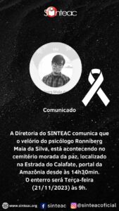 Enterro de psicólogo acreano ocorrerá nesta manhã no Cemitério Morada da Paz