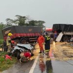 Em Rondônia, acidente na BR-364 deixa um morto e uma criança desaparecida