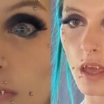 Mulher chama atenção da web com 'piercing' em globo ocular; entenda Mulher chama atenção da web com 'piercing' em globo ocular; entenda