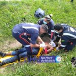Motociclista supostamente alcoolizado perde controle e cai em rodovia em Rio Branco