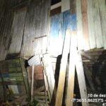 No interior, casa desaba com 5 crianças e um adolescente dentro