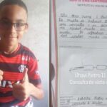 Criança pede consulta no oftalmologista e óculos em carta de Natal: 'Vai me ajudar na escola' Criança pede consulta no oftalmologista e óculos em carta de Natal: 'Vai me ajudar na escola'