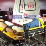 Acidente entre caminhonete e motocicleta deixa duas pessoas feridas em ramal na Transacreana