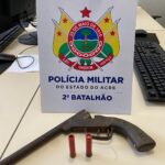 Durante Operação, PM apreende mais uma arma de fogo no Bairro Taquari Durante Operação, PM apreende mais uma arma de fogo no Bairro Taquari