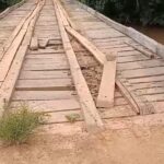 Ponte precária ameaça escoamento de produtores rurais em ramal entre Brasileia e Sena