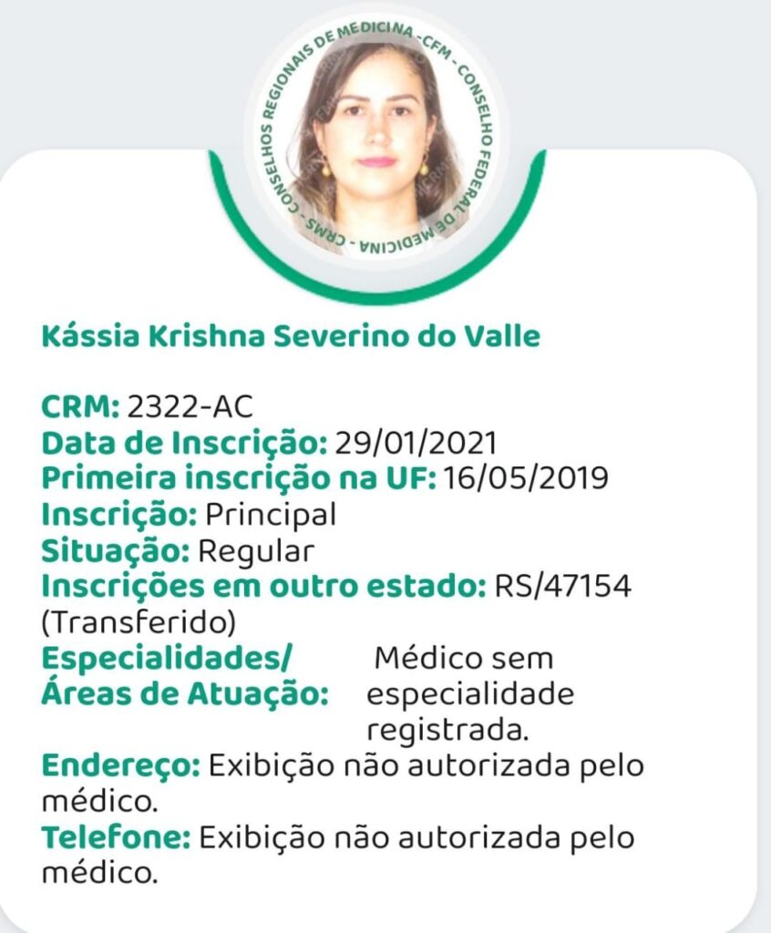 CRM/AC emite nota e diz que conselhos não exigem que médicos sejam especialistas para trabalhar em qualquer ramo da medicina