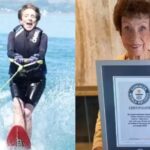 Vovó de 92 anos bate recorde e é a esquiadora aquática mais velha do mundo Vovó de 92 anos bate recorde e é a esquiadora aquática mais velha do mundo
