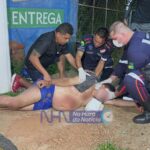 Motociclista supostamente alcoolizado perde controle e bate em parada de ônibus em Rio Branco