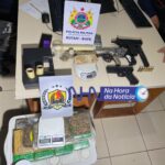 Após denúncia, Força Tática e Rotam prendem monitorado com armas, drogas e dinheiro em Rio Branco