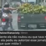 Após repercussão, motorista diz que autorizou mulher a pegar banana na carroceria de seu veículo no Acre