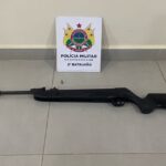 PM apreende arma de fogo no bairro Santa Inês